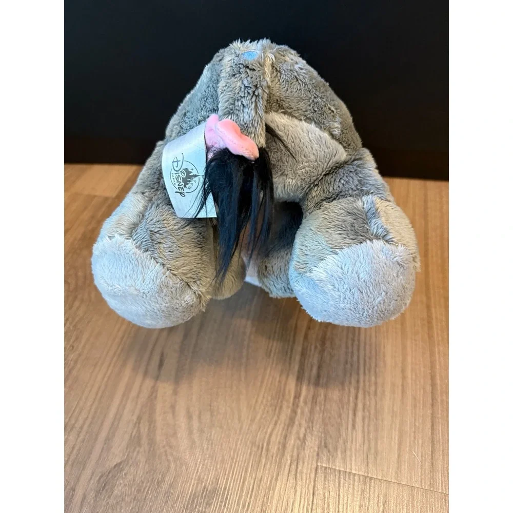 Disney Parks Eeyore Plush Winnie the Pooh Grey Stuffed Animal Toy 10 inch
